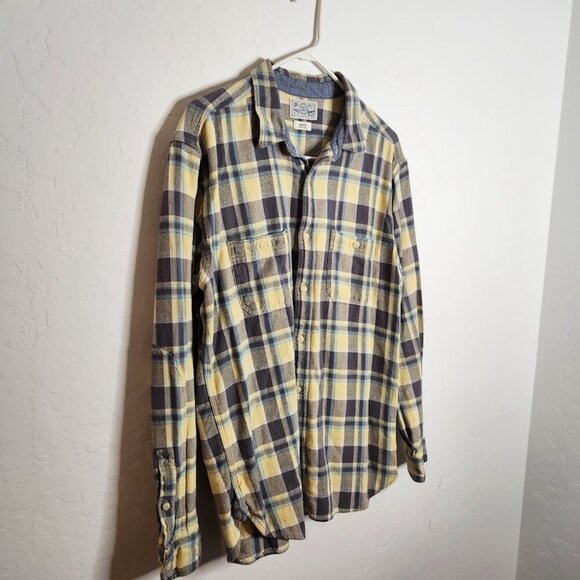 Lucky Brand Men's Long Sleeve Flannel Button-down Size Large - Picture 2 of 4